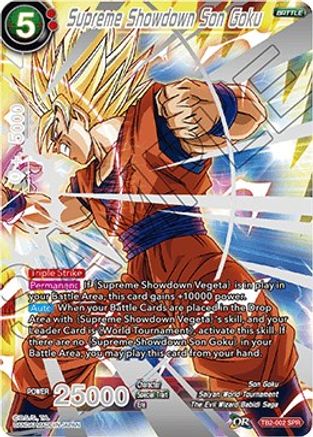 Supreme Showdown Son Goku (SPR) (TB2-002) - World Martial Arts Tournament