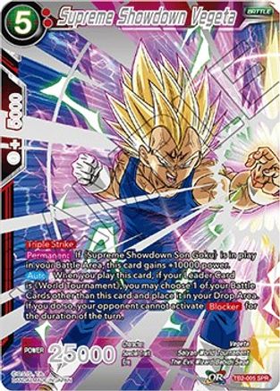 Supreme Showdown Vegeta (SPR) (TB2-005) - World Martial Arts Tournament