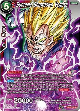 Supreme Showdown Vegeta (TB2-005) - World Martial Arts Tournament