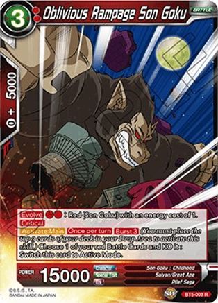 Oblivious Rampage Son Goku (BT5-003) - Miraculous Revival