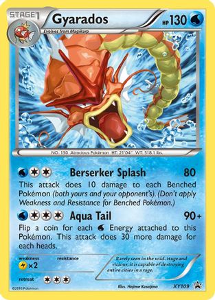Gyarados XY109 - Holofoil XY Promos - Promo