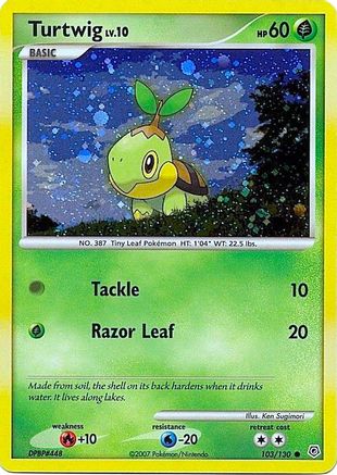Turtwig 103/130 - Holofoil League & Championship Cards - Promo