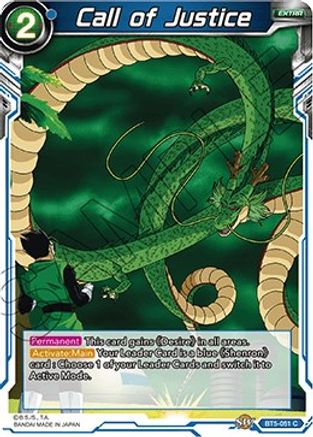 Call of Justice (BT5-051) - Miraculous Revival Foil