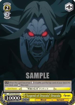 "Legend of Dracula" Dracula (APO/S53-E014 U) - Fate/Apocrypha