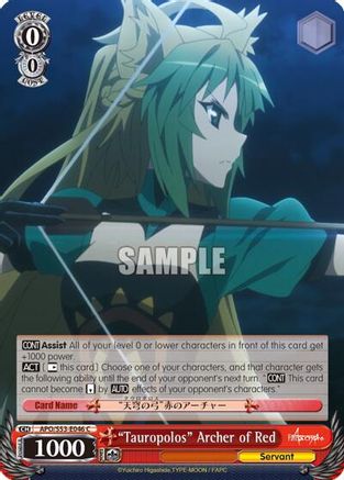 "Tauropolos" Archer of Red (APO/S53-E046 C) - Fate/Apocrypha