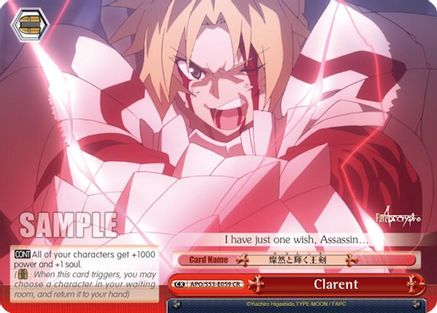 Clarent (APO/S53-E059 CR) - Fate/Apocrypha