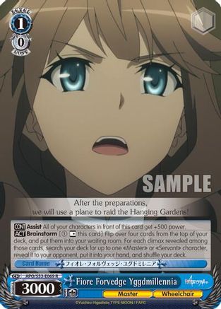 Fiore Forvedge Yggdmillennia (APO/S53-E069 R) - Fate/Apocrypha