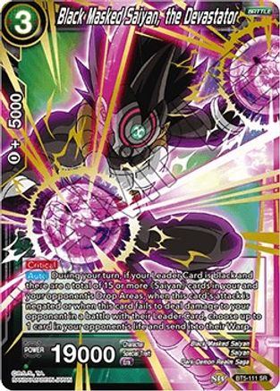 Black Masked Saiyan, the Devastator (BT5-111) - Miraculous Revival