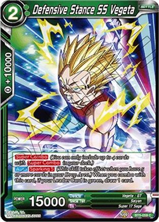 Defensive Stance SS Vegeta (BT5-059) - Miraculous Revival Foil