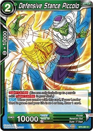 Defensive Stance Piccolo (BT5-061) - Miraculous Revival Foil