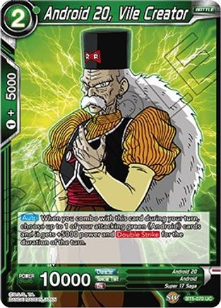 Android 20, Vile Creator (BT5-070) - Miraculous Revival Foil