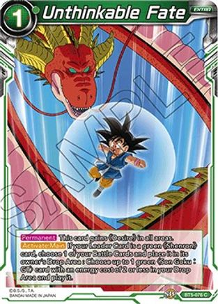 Unthinkable Fate (BT5-076) - Miraculous Revival Foil
