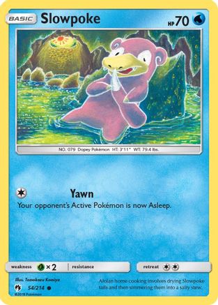 Slowpoke 054/214 SM Lost Thunder - Common