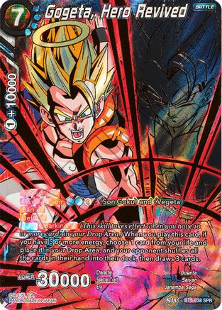Gogeta, Hero Revived (SPR) (BT5-038) - Miraculous Revival