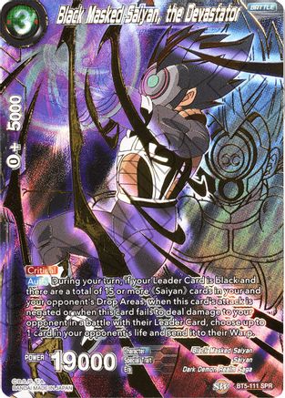 Black Masked Saiyan, the Devastator (SPR) (BT5-111) - Miraculous Revival