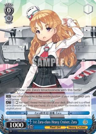 1st Zara-class Heavy Cruiser, Zara (KC/S42-E081 U) - KanColle: Arrival! Reinforcement Fleets from Europe!