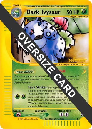 Dark Ivysaur 006 Jumbo Cards - Promo
