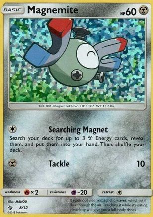 Magnemite 008/12 - Holofoil McDonalds Promos 2018 - Promo