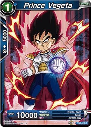 Prince Vegeta (TB3-023) - Clash of Fates Foil