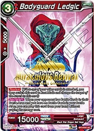 Bodyguard Ledgic (Shenron's Chosen Stamped) (BT3-015) - Tournament Promotion Cards