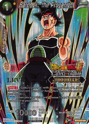 Bardock, the Progenitor (Level 2) (BT4-073) - Judge Promotion Cards