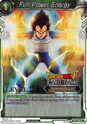 Full Power Energy (Level 2) (BT1-080) - Judge Promotion Cards