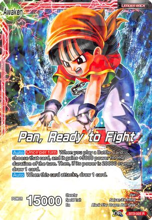 Pan // Pan, Ready to Fight (2018 Big Card Pack) (BT3-001) - Promotion Cards