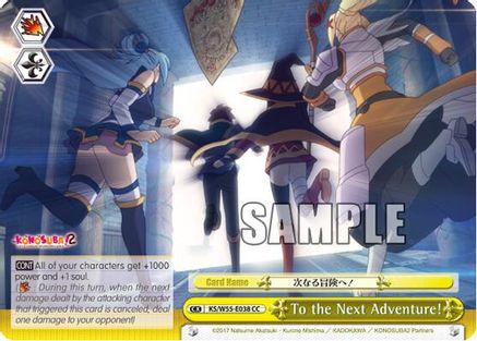 To the Next Adventure! (KS/W55-E038 CC) - KonoSuba 2