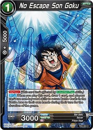 No Escape Son Goku (TB3-065) - Clash of Fates