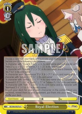 Royal Election (A) (RZ/S46-E027a U) - Re:ZERO