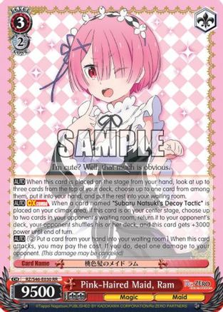 Pink-Haired Maid, Ram (RZ/S46-E030 RR) - Re:ZERO
