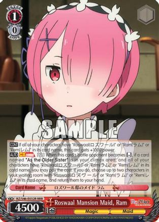 Roswaal Mansion Maid, Ram (RRR) (RZ/S46-E032R RRR) - Re:ZERO
