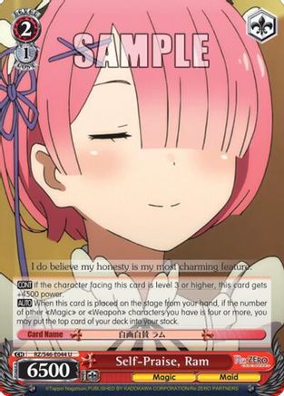 Self-Praise, Ram (RZ/S46-E044 U) - Re:ZERO
