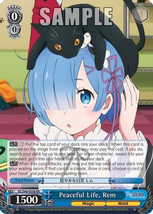 Peaceful Life, Rem (RZ/S46-E058 RR) - Re:ZERO