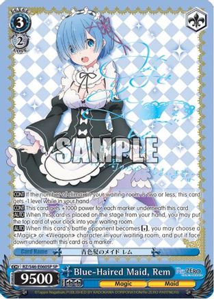 Blue-Haired Maid, Rem (SP) (RZ/S46-E060SP SP) - Re:ZERO