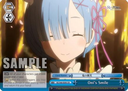 Oni's Smile (RZ/S46-E095 CR) - Re:ZERO