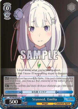 Stunned, Emilia (RZ/S46-E071 U) - Re:ZERO