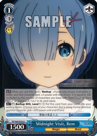 Midnight Visit, Rem (RZ/S46-E076 U) - Re:ZERO