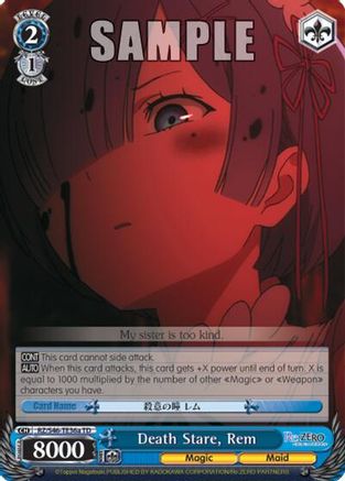Death Stare, Rem (A) (RZ/S46-TE36a TD) - Re:ZERO