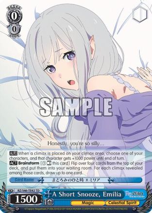 A Short Snooze, Emilia (RZ/S46-TE42 TD) - Re:ZERO
