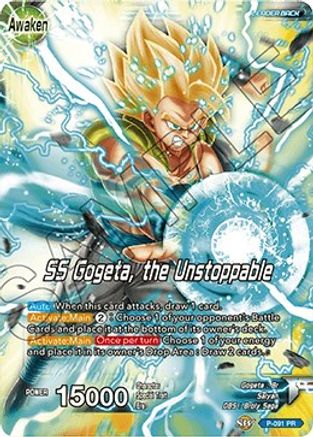 Gogeta // SS Gogeta, the Unstoppable (Broly Pack Vol. 1) (P-091) - Promotion Cards