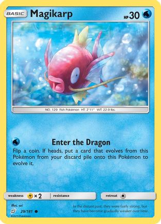 Magikarp 029/181 - Reverse Holofoil SM Team Up - Common