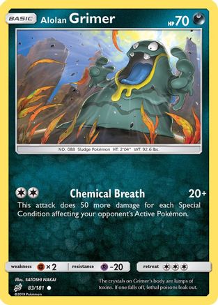 Alolan Grimer 083/181 SM Team Up - Common