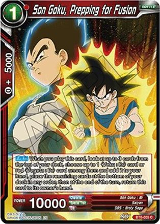 Son Goku, Prepping for Fusion (BT6-005) - Destroyer Kings Foil