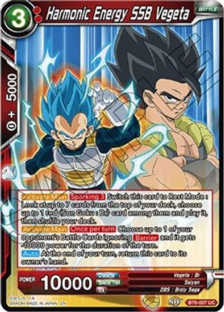 Harmonic Energy SSB Vegeta (BT6-007) - Destroyer Kings