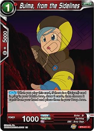 Bulma, from the Sidelines (BT6-011) - Destroyer Kings