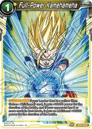 Full-Power Kamehameha (BT6-103) - Destroyer Kings Foil