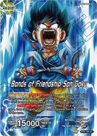 Son Goku // Bonds of Friendship Son Goku (BT6-105) - Destroyer Kings