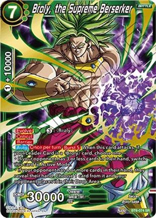 Broly, the Supreme Berserker (BT6-074) - Destroyer Kings