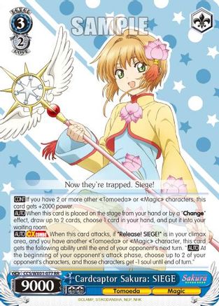 Cardcaptor Sakura: SIEGE (CCS/WX01-077 RR) - Cardcaptor Sakura: Clear Card